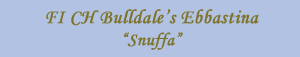 Bulldale's Ebbastina